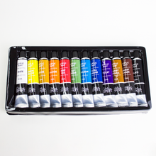Charger l'image dans la galerie, 12 tubes de peinture acrylique luginae