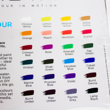 Charger l'image dans la galerie, 24 tubes de peinture aquarelle luginae