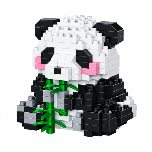 blocs de construction Panda Bambou luginae