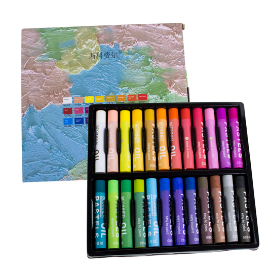 24 Pastels à l'Huile Soft Oil luginae