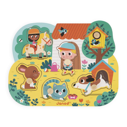Puzzle en bois Campagne +18 mois Janod