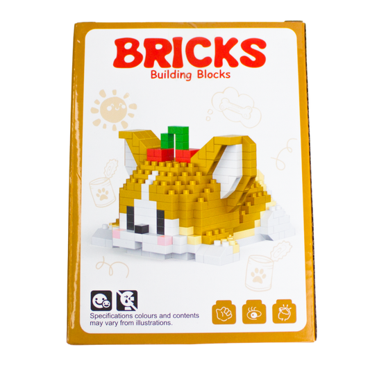 blocs de construction chien Corgi luginae