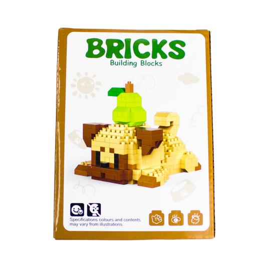 blocs de construction 2 en 1 chien Carlin luginae