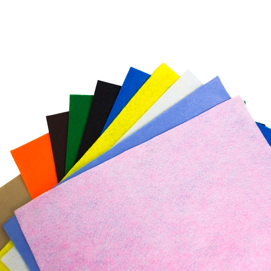10 Feuilles Feutrine Multicolore A4 luginae