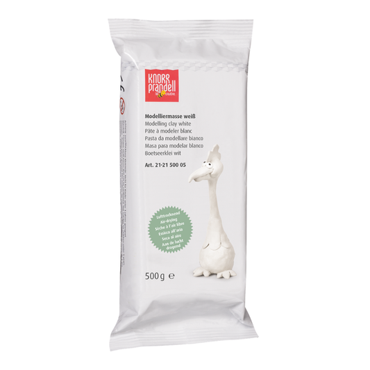 Pâte à modeler autodurcissante 500 g blanc - KNORR prandell Knorr Prandell