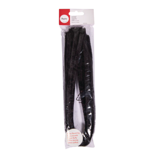 10 Fils Chenille Noir - Rayher rayher