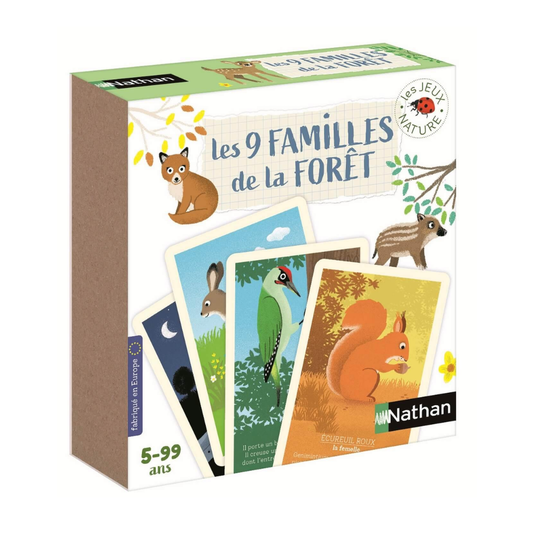 Les 9 familles de la forêt - Nathan Nathan