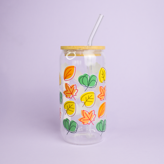 Gobelet canette en verre AUTOMNE
