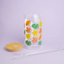 Charger l'image dans la galerie, Gobelet canette en verre AUTOMNE