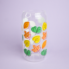 Charger l'image dans la galerie, Gobelet canette en verre AUTOMNE