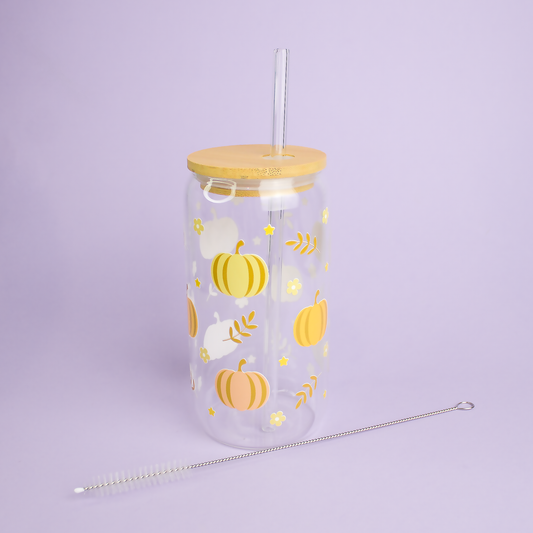 Gobelet canette en verre PUMPKIN SPICE