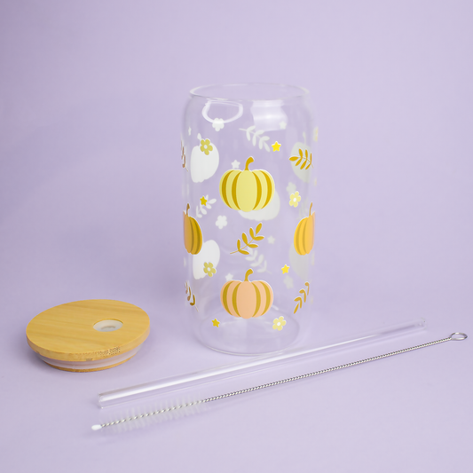 Gobelet canette en verre PUMPKIN SPICE