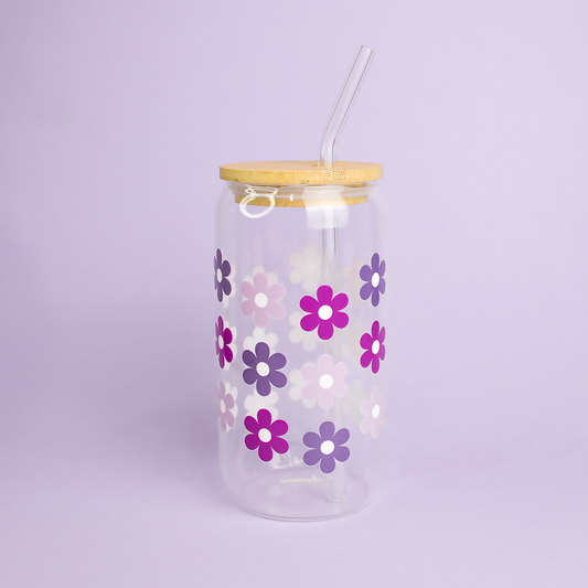 Gobelet canette en verre VIOLETTE