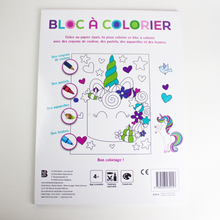 Charger l'image dans la galerie, Bloc à colorier Les Licornes luginae