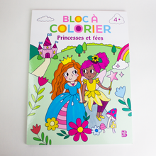 Charger l'image dans la galerie, Bloc à colorier Princesses et fées luginae