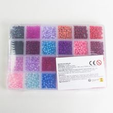 Charger l'image dans la galerie, Boîte de perles 24 couleurs 4 mm luginae