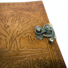 Charger l'image dans la galerie, Carnet cuir véritable Arbre de Vie luginae