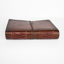 Charger l'image dans la galerie, Carnet cuir véritable Dragon marron foncé luginae