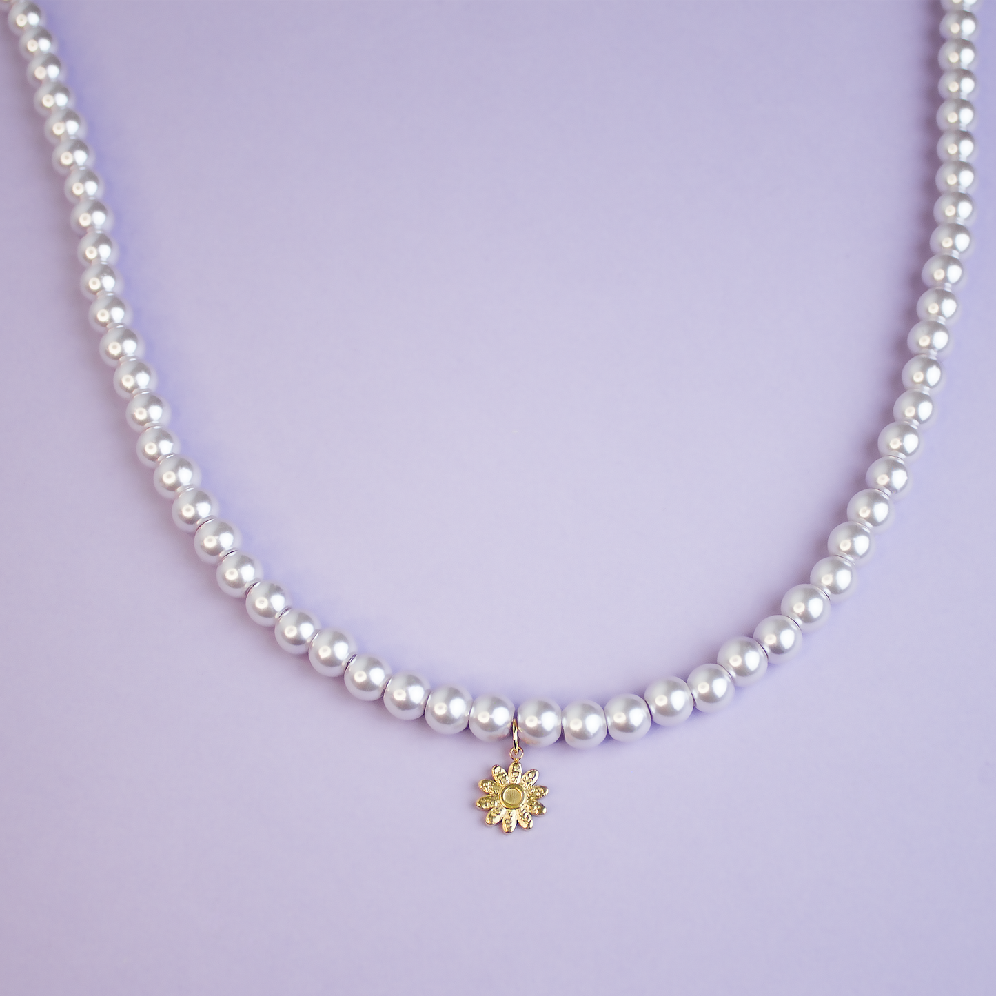 Collier ras de cou LILAS