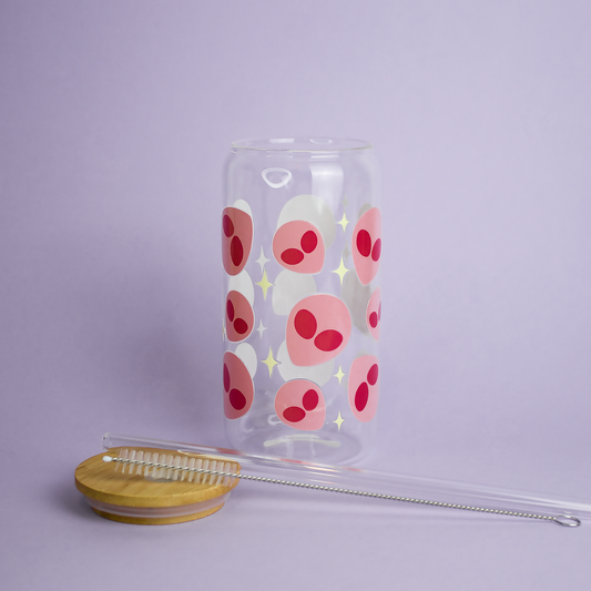 Gobelet canette en verre Alien