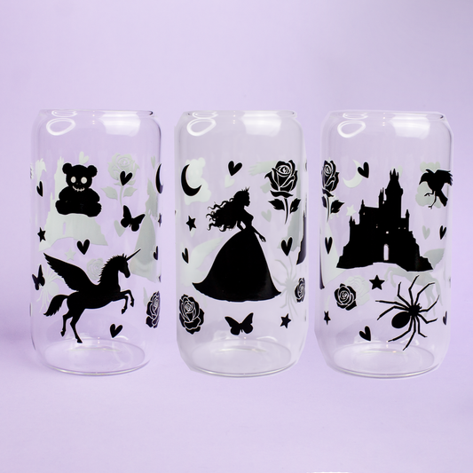 Gobelet canette en verre ELISABETH