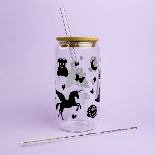 Gobelet canette en verre ELISABETH