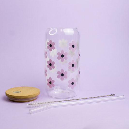 Gobelet canette en verre LAVANDE