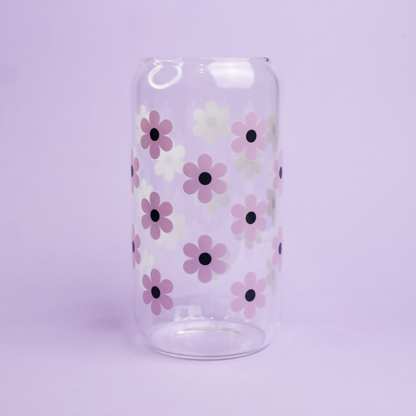 Gobelet canette en verre LAVANDE