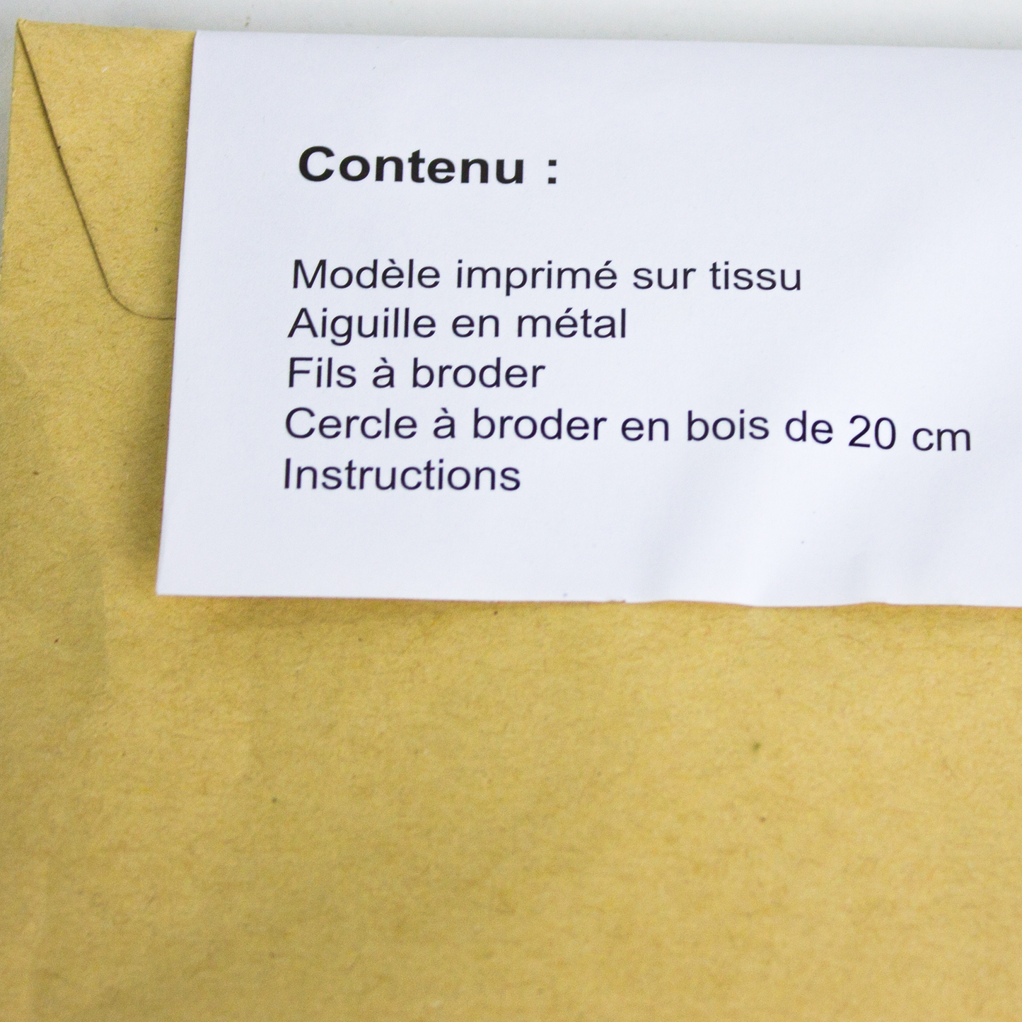 Kit de broderie DIY Papillon luginae