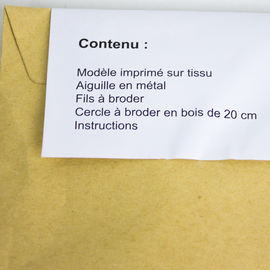 Kit de broderie DIY Papillon luginae
