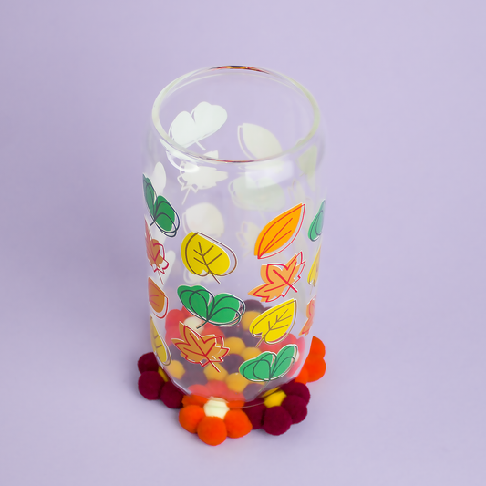 Dessous de verre Mimosa en feutrine