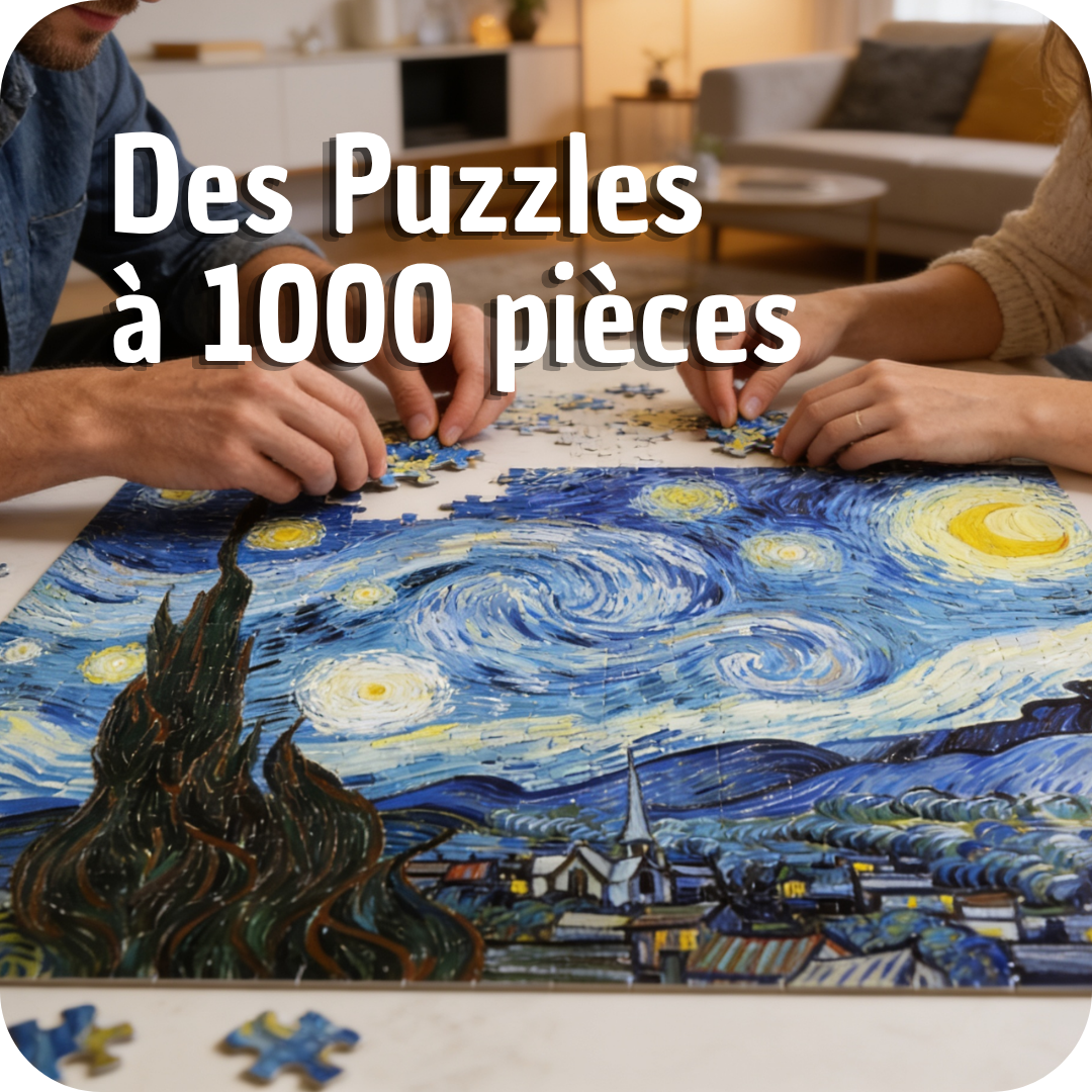 Puzzles 1000 pièces