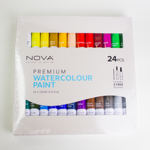 Charger l'image dans la galerie, 24 tubes de peinture aquarelle luginae
