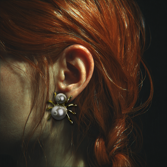 Boucles d'oreilles Arachnia