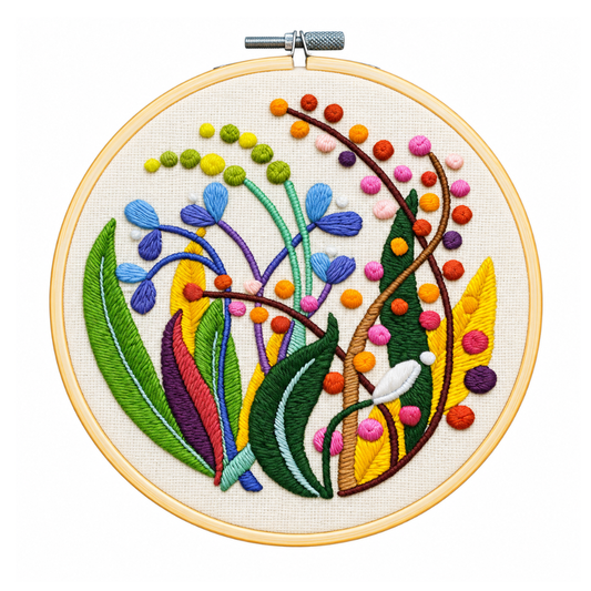 Kit de broderie DIY Flower Garden luginae
