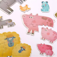 Charger l'image dans la galerie, Mon Premier Puzzle 6 en 1 Animaux de la Ferme luginae
