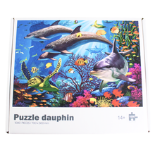 Charger l'image dans la galerie, Puzzle 1000 pièces Dauphins luginae
