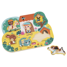 Charger l'image dans la galerie, Puzzle en bois Campagne +18 mois Janod
