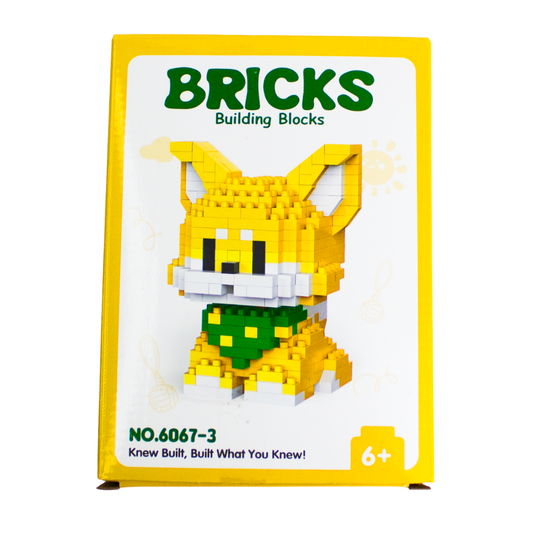 blocs de construction 2 en 1 chien Shiba luginae
