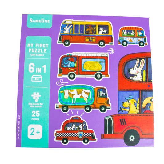 Mon Premier Puzzle 6 en 1 Les Transports luginae