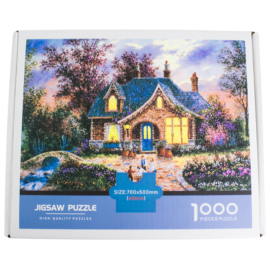 Puzzle 1000 pièces Maison dans la prairie luginae