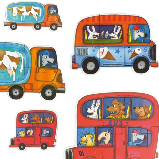 Mon Premier Puzzle 6 en 1 Les Transports luginae