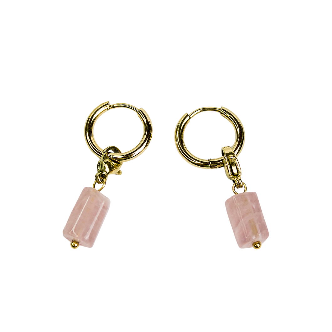 Boucles d'oreilles Rose