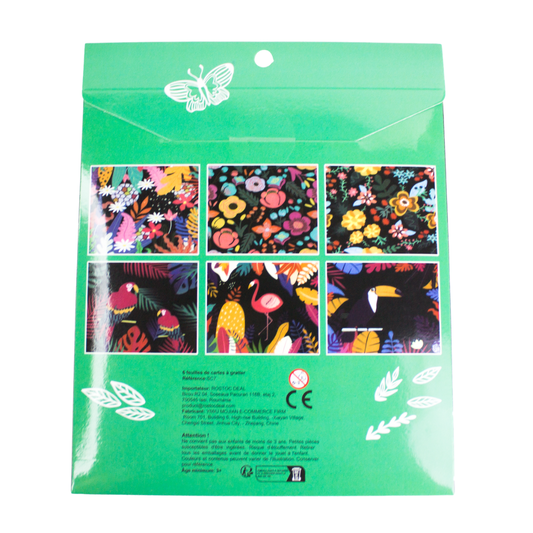 Kit de Scratch Art Jungle luginae