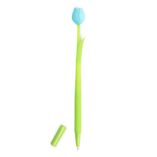 Stylo à bille Tulipe Bleue luginae