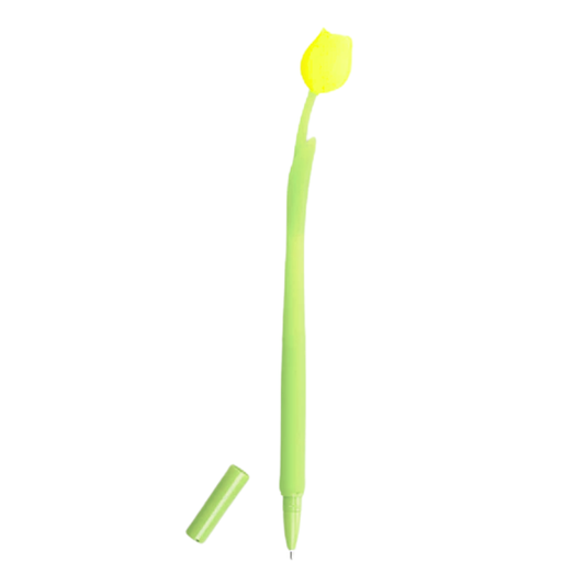 Stylo à bille Tulipe Jaune luginae