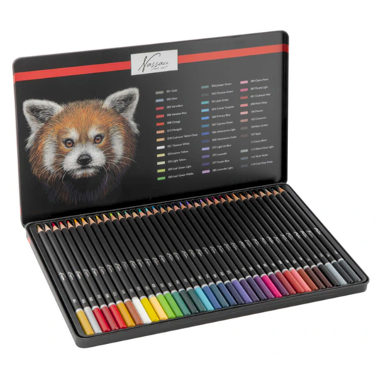 36 Crayons de couleurs Nassau Fine Art luginae