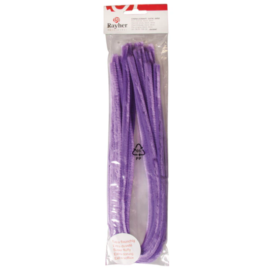 10 Fils Chenille Violet - Rayher rayher