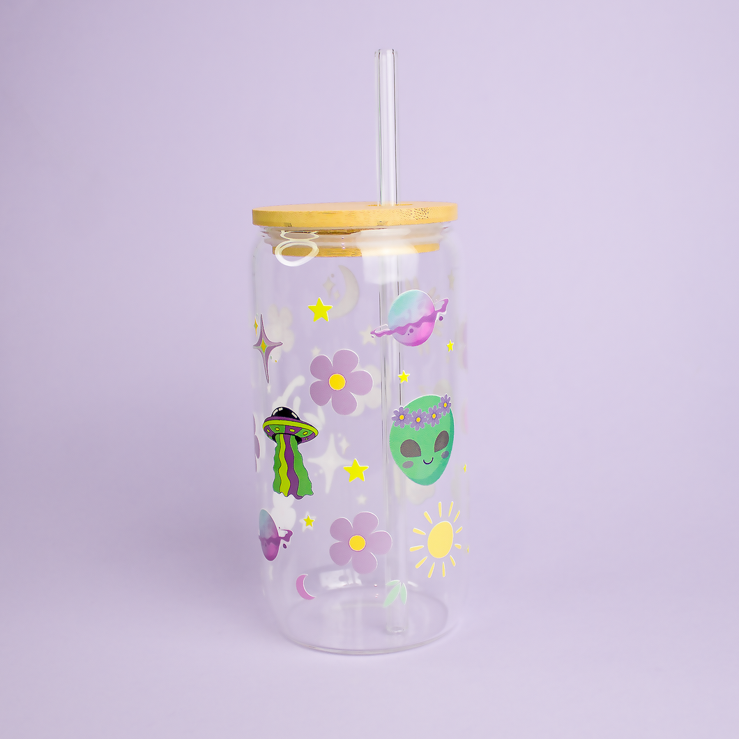 Gobelet canette en verre ANDROMEDA