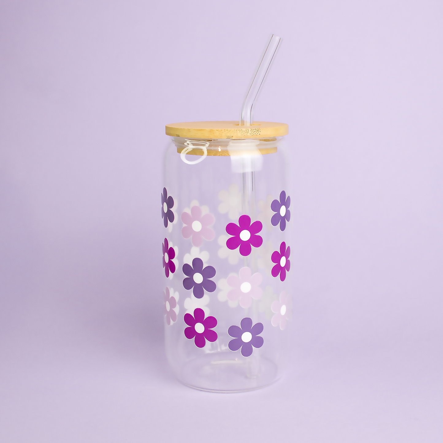 Gobelet canette en verre VIOLETTE